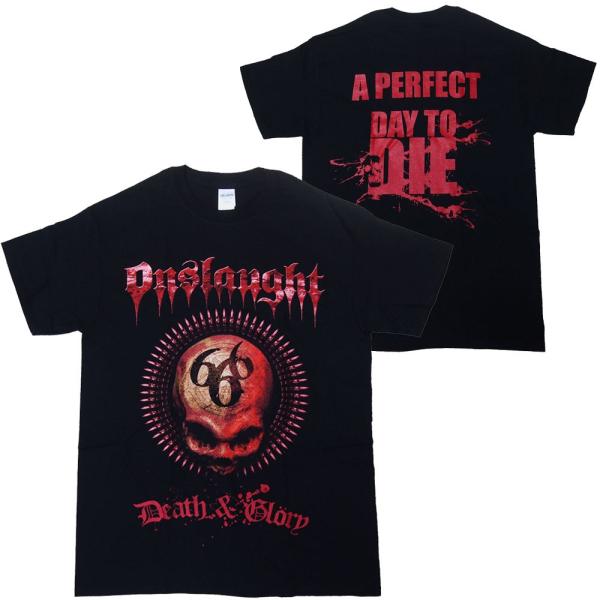 オンスロート・ONSLAUGHT・DEATH AND GLORY・Tシャツ・ バンドTシャツ