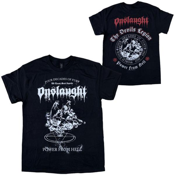 オンスロート・ONSLAUGHT・POWER FROM HELL・UK版・Tシャツ・メタルTシャツ