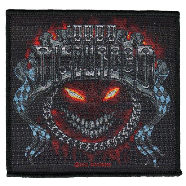 ディスターブド・DISTURBED・CHROME SMILEY・ PATCH・ 刺繍パッチ・ワッペン