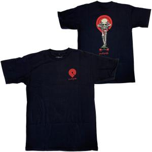 POWELL PERALTA・パウエル・ペラルタ・TUCKING SKELETON・ブラック・Tシャツ｜dragtrain