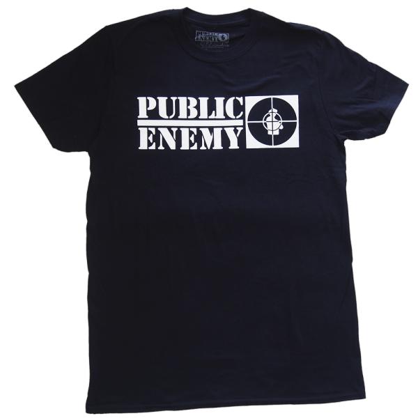 パブリック エナミー・PUBLIC ENEMY・CROSSHAIRS LOGO・Tシャツ・ロックTシ...