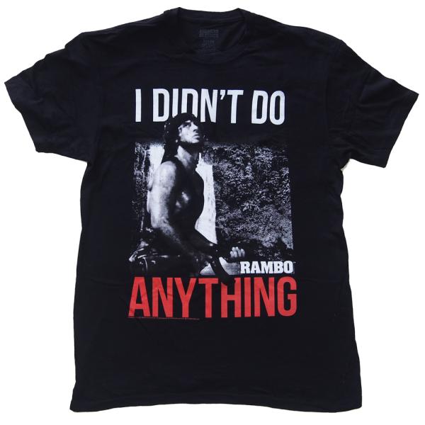 RAMBO・ランボー・I DIDNT DO・Tシャツ・映画Tシャツ