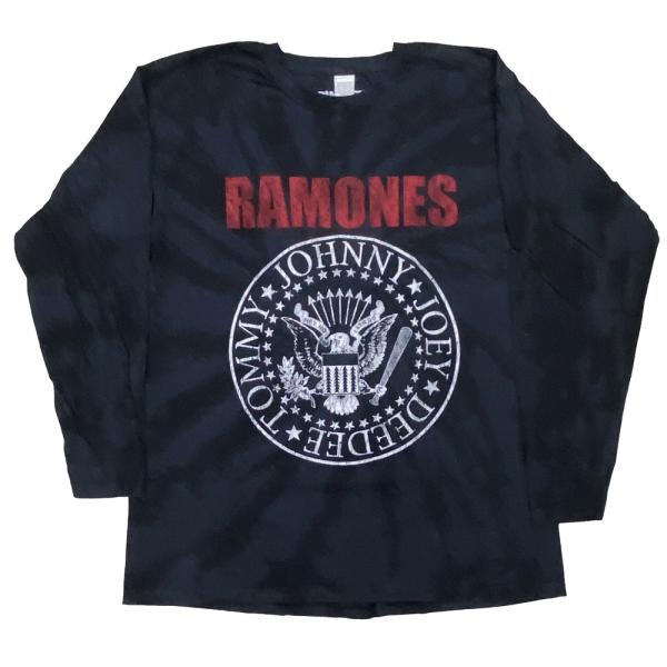 RAMONES・ラモーンズ・PRESIDENTIAL SEAL・DIP DYE・長袖・ロングスリーブ...