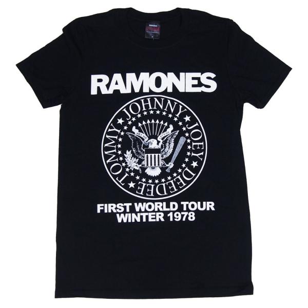 RAMONES・ラモーンズ・FIRST WORLD TOUR 1978・Tシャツ・バンドTシャツ