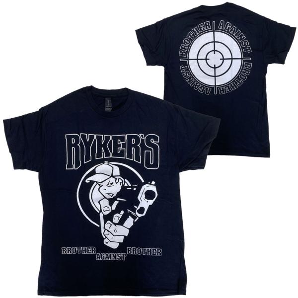 RYKERS・ライカーズ・BROTHER AGAINST BROTHER・Tシャツ・ロックTシャツ