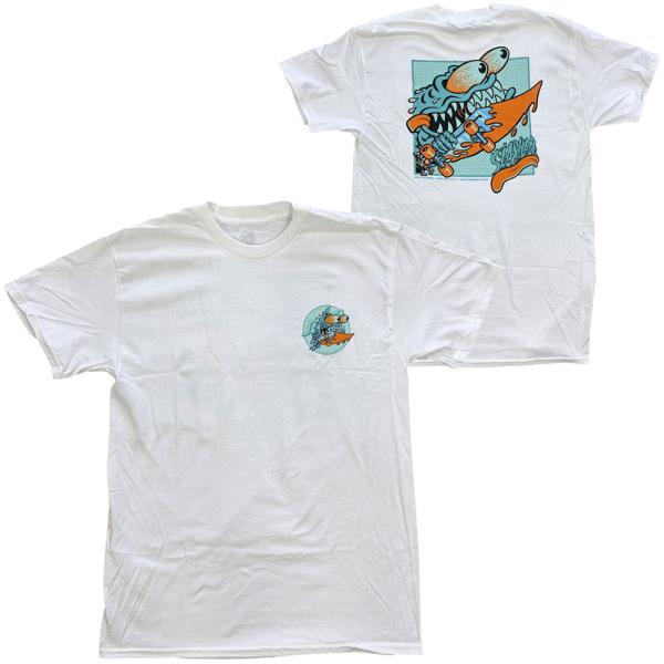 SANTA CRUZ・サンタクルーズ・MEEK SLASHER BOX・WHITE・Tシャツ・スケー...