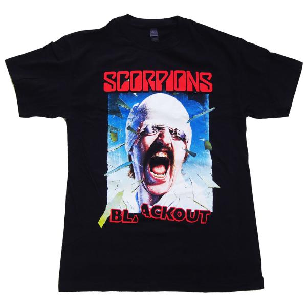 スコーピオンズ・SCORPIONS・BLACKOUT ALBUM COVER・Tシャツ・ロックTシャ...
