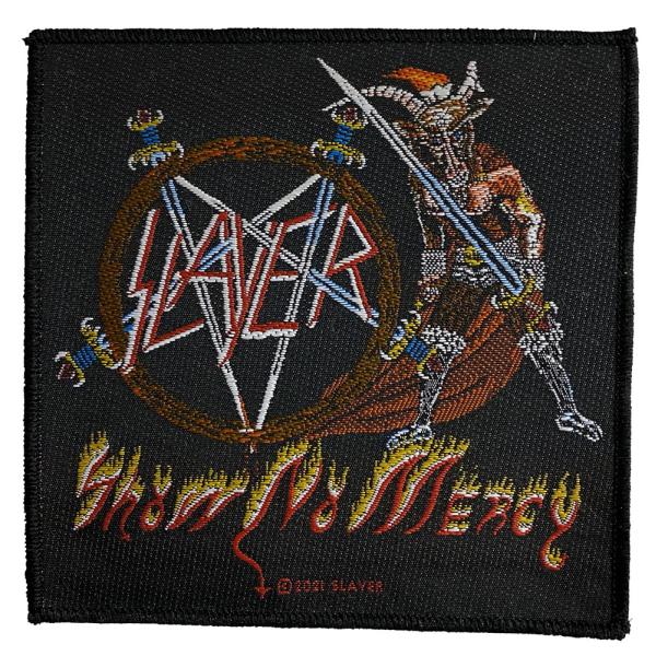 SLAYER・スレイヤー・SHOW NO MERCY・刺繍ワッペン・パッチ