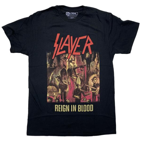スレイヤー・SLAYER・REIGN IN BLOOD・U.S.A.版・Tシャツ・オフィシャル・バン...
