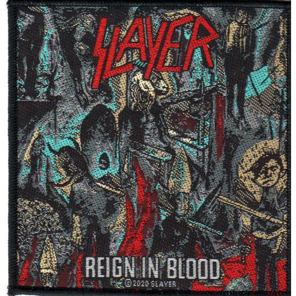 SLAYER・スレイヤー・REIGN IN BLOOD・糊なし・刺繍ワッペン・パッチ