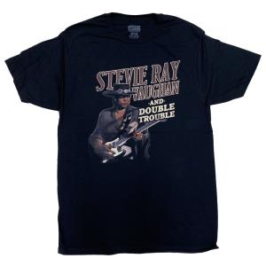 スティーヴィー・レイ・ヴォーン・STEVIE RAY VAUGHAN・DOUBLE TROUBLE・Tシャツ・オフィシャル商品｜dragtrain