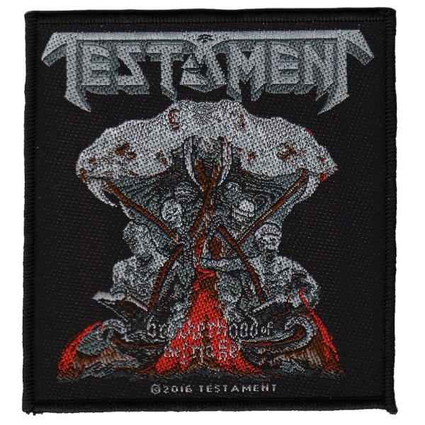 テスタメント・TESTAMENT ・BROTHERHOOD OF THE SNAKE 糊無し 刺繍ワ...