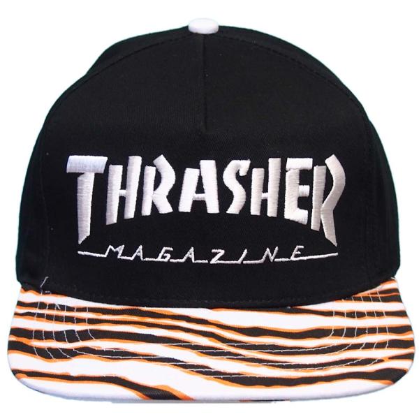 THRASHER・スラッシャー・TIGER STRIPE・スナップバック・SNAPBACK・キャップ