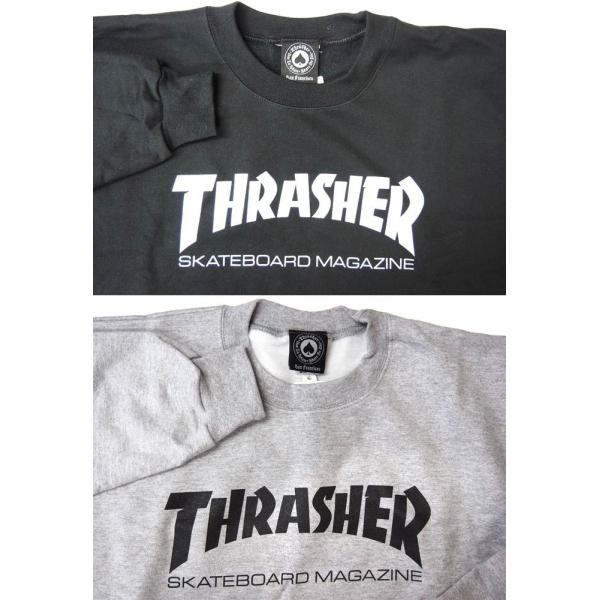 THRASHER   スラッシャー MAG LOGO CREWNECK トレーナー 3色 ミディアム...