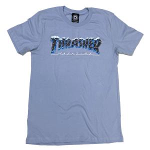 THRASHER・スラッシャー マガジン・BLACK ICE・レディースMサイズ・ Tシャツ　ステッカープレゼント！