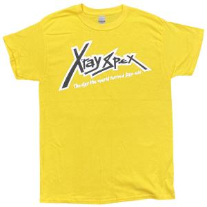 Xレイ・スペックス・X-RAY SPEX・LOGO YELLOW・Tシャツ・ロックTシャツ｜dragtrain