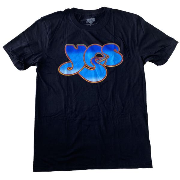 YES・イエス・CLASSIC BLUE LOGO・UK版・ ロックTシャツ・オフィシャル バンドT...