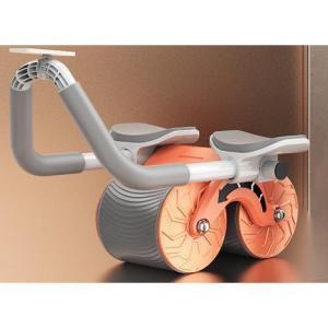 2023 新型ひじ支え腹筋ローラー 自動リバウンド 腹筋ローラー