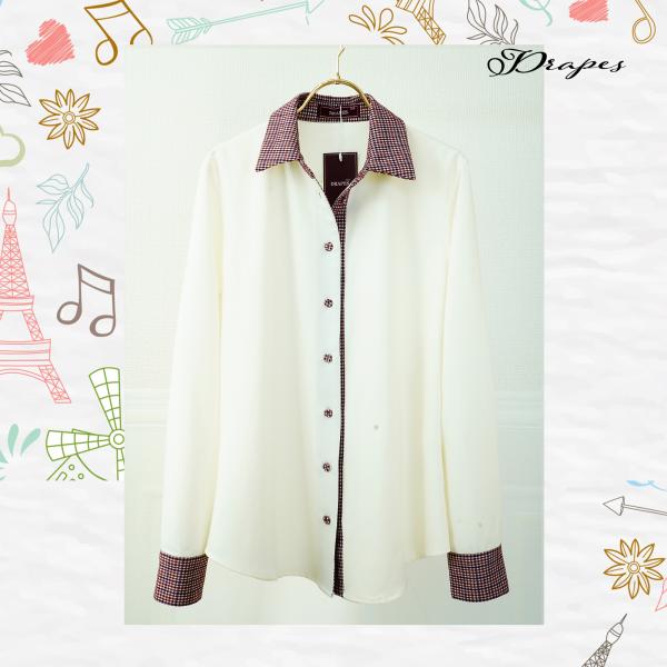 オーバーサイズ切り替えシャツ　