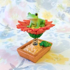 ダイカイ【Copeau】かえるのコポー 置物 ＊ハロウィン/かぼちゃ＊ Copeau コポー 水車を踏むカエル 置物 ダイカイ オブジェ カエル 雑貨