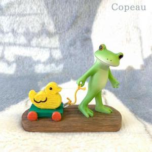 オブジェ カエル 雷様 Copeau （ 置き物 コポー コポタロウ