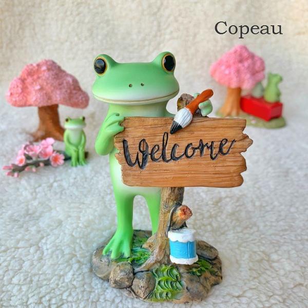 Copeau(コポー） コポーウェルカムボードとカエル 72265 かえる カエル copeau 雑...