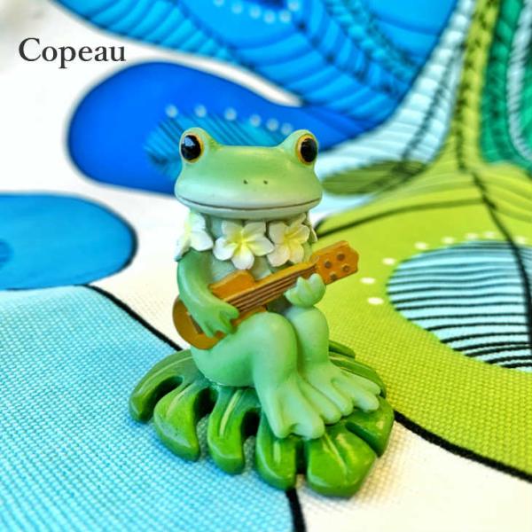 Copeau(コポー） コポー　プルメリアとウクレレ 72597 かえる カエル copeau 雑貨...