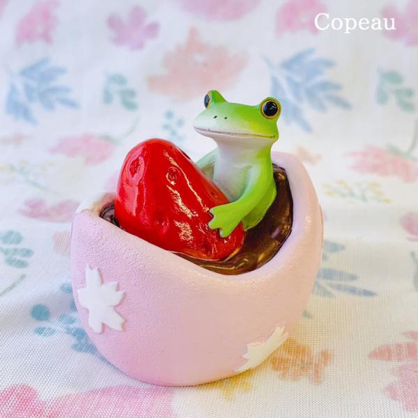 Copeau(コポー） コポー　桜　いちご大福 73871 かえる カエル copeau 雑貨 置き...