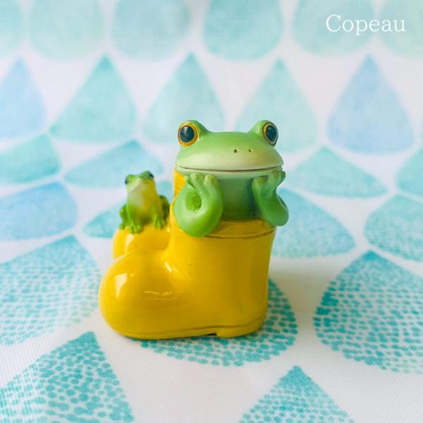Copeau(コポー） コポー　黄色の長靴とカエル 73946 かえる カエル copeau 雑貨 ...
