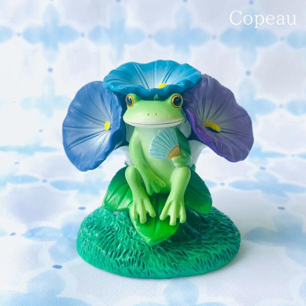 Copeau(コポー） コポー　朝顔に囲まれるカエル 73951 かえる カエル copeau 雑貨...