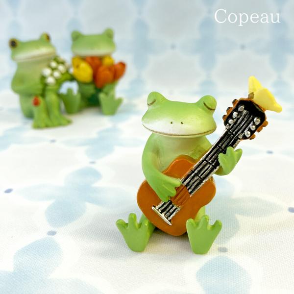 Copeau(コポー） コポー　アコースティックギターとカエル 74085 かえる カエル cope...