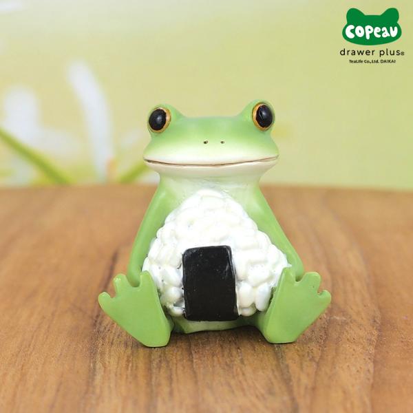 コポー カエル  かえる 雑貨 寿司 正月 Copeau(コポー） おにぎりとカエル 622539