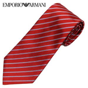 エンポリオアルマーニ EMPORIO ARMANI  ネクタイ necktie EA  ストライプ 【RED】 340282 2R634 00074/necktie｜drawers