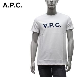 アーペーセー A.P.C.  メンズ VPC BLANC H Tシャツ【BLANC/ホワイト】 H26586 COBQX IAK/【2023SS】m-tops｜drawers
