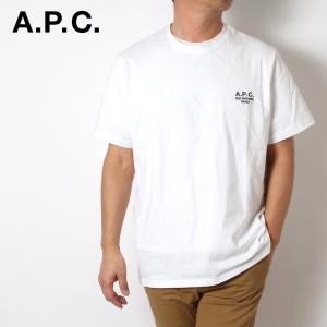 24春夏モデル アーペーセー A.P.C.  ユニセックス RAYMOND ロゴ刺しゅう Tシャツ【AAB WHITE】 H26840 COEZC AAB  WHITE/【2024SS】m-tops｜drawers