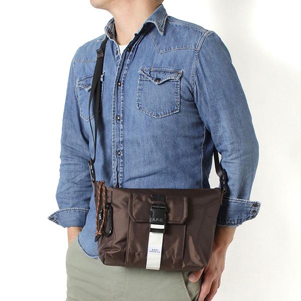 26SSモデル アーペーセー A.P.C. メンズ TREK ショルダーボディバッグ【CAA MAR...