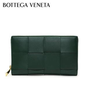 ボッテガ・ヴェネタ BOTTEGA VENETA  イントレチャート ジップアラウンドウォレット【グリーン】 651368 VCQC1 3035/【2023SS】l-wallet｜drawers