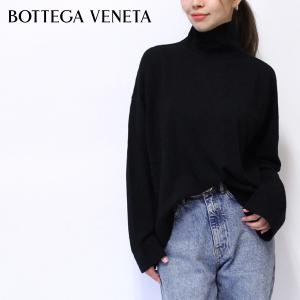 ボッテガ・ヴェネタ BOTTEGA VENETA  レディース ライトウール タートルニット【ブラック】 753815 V37J0 1000/【2023-24AW】l-tops｜drawers