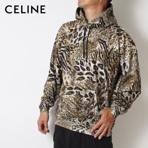 セリーヌ CELINE  ルーズ スウェットシャツ コットンフリース 【レオパード 】 2Y403 733O 19LE/【2021-22AW】m-tops｜drawers