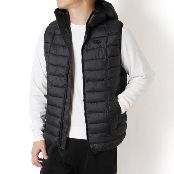 25AWモデル ディーゼル DIESEL 中綿ベスト W-TEMPLE【ブラック】 A14718 0...