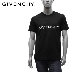 ジバンシィ GIVENCHY  ロゴプリント スリムフィット Tシャツ【BLACK】 BM716G3YAC  001/【2023SS】m-tops｜drawers