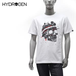 ハイドロゲン HYDROGEN  スペースシップスカルプリント Tシャツ【WHITE】 320616  001/【2023SS】m-tops｜drawers