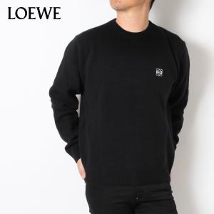 24SSモデル ロエベ LOEWE  メンズ SWEATER 4L刺しゅう セーター【BLACK】 H526Y14KH1  1100/【2024SS】m-tops｜drawers