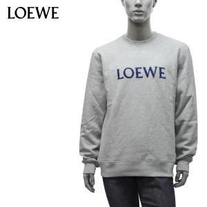 ロエベ LOEWE  メンズ エンブロイダリー スウェットシャツ トレーナー【GREY MELANGE】 H526Y24J26  1440/【2023SS】m-tops｜drawers