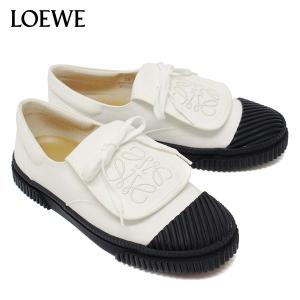 ロエベ LOEWE  アナグラム フラップ キャンバススニーカー【SOFT WHITE】 L815282X20  1950/【2023SS】l-shoes｜drawers