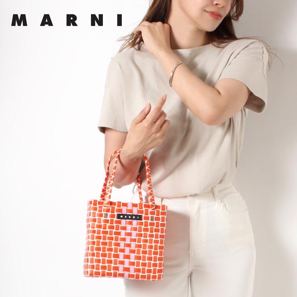 24春夏モデル マルニ MARNI  BOX BASKET BAG ボックス バスケットバッグ【0M...