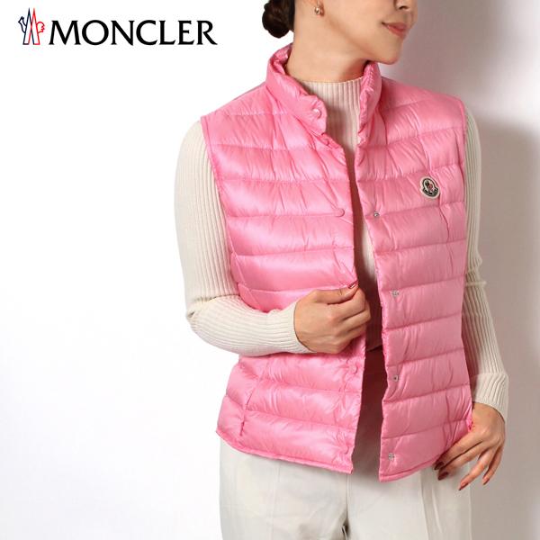 モンクレール MONCLER  LIANE レディース ライトダウンベスト【ピンク】 1A10200...