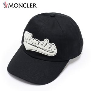 モンクレール MONCLER  ユニセックス パイルロゴ ファブリックキャップ【ブラック】 3B00003 0U162 999/【2023-24AW】goods｜drawers