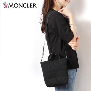 24SS新作 モンクレール MONCLER  レディース MINI KNIT TOTE モノグラム柄 ミニトートバッグ【ブラック】 5L00015 M3715 F99/【2024SS】l-bag｜drawers