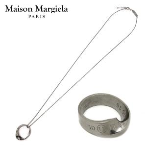 メゾン マルジェラ Maison Margiela  ロゴツイストナンバー リングネックレス【シルバー】 SM1UU0019 S12975 951/【2021-22AW】accessory｜drawers